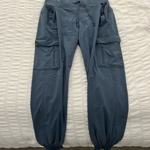 Blue Cargo Joggers